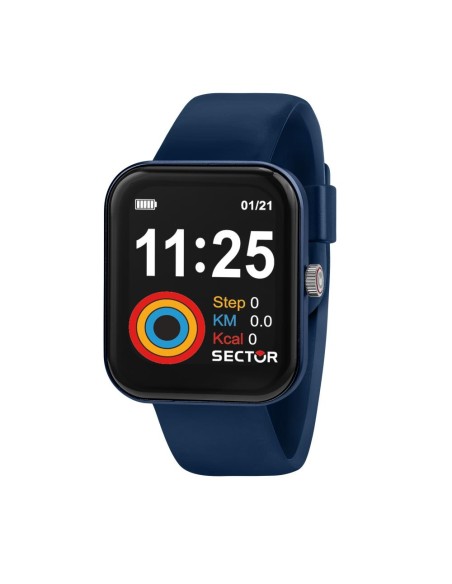 Smartwatch SECTOR S-03 digitale multi funzione gomma blu