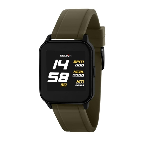 Sector S-05 39-33mm digital d.green silicon st