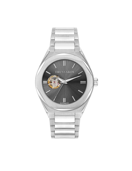Orologio TRUSSARDI uomo Brink Automatico acciaio / grigio