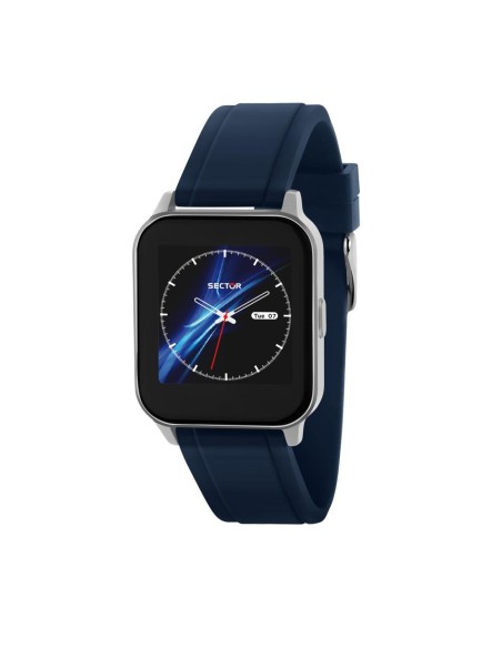 Sector S-05 39-33mm digital blue silicon st