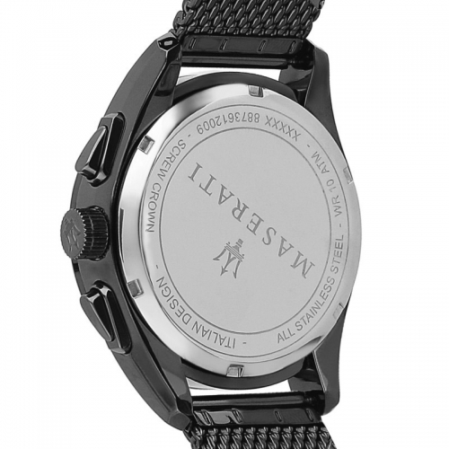 Maserati Traguardo 45mm chr blue dial gun br