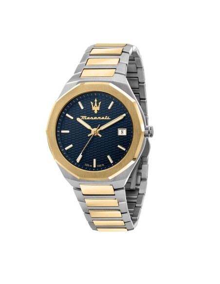 Orologio MASERATI uomo Stile datario acciaio bicolore