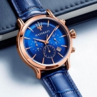 Orologio MASERATI uomo Epoca cronografo pelle blu