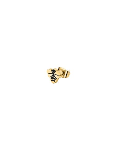 La Petite Story Single earring yg bee &black enamel