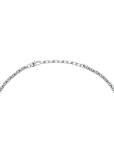 Collana SECTOR uomo Basic acciaio / nero