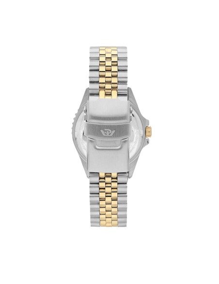 Philip Watch Caribe diver 35mm auto whi dial br yg+ss
