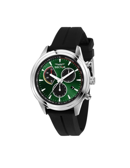 Orologio SECTOR uomo 670 cronografo gomma nero / verde