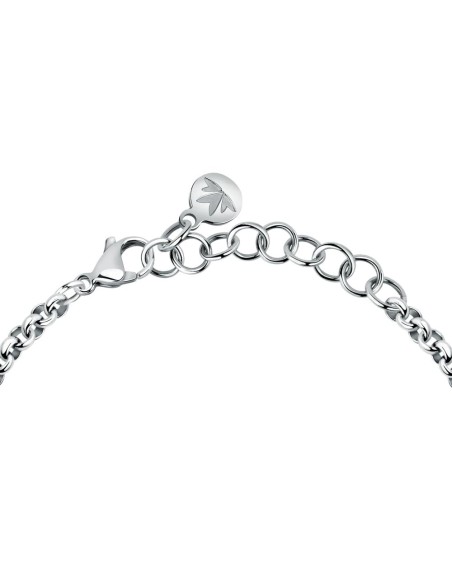 Bracciale MORELLATO Abbraccio acciaio cuore cristalli