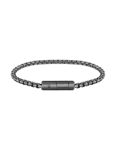 Bracciale MASERATI uomo Gun acciaio  brunito