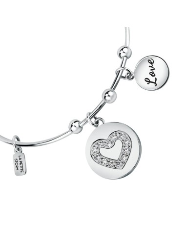 Bracciale LA PETITE STORY Family acciaio Love