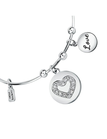 Bracciale LA PETITE STORY Family acciaio Love