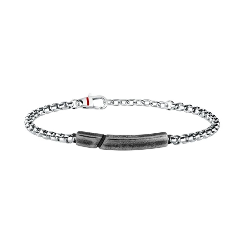 Bracciale SECTOR uomo Basic acciaio / tag vintage