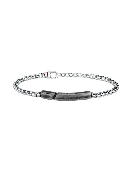 Bracciale SECTOR uomo Basic acciaio / tag vintage