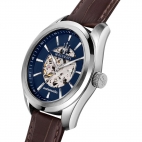 Orologio MASERATI uomo Traguardo Automatico pelle marrone / blu