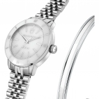 Orologio MASERATI donna Successo solar acciaio / bianco