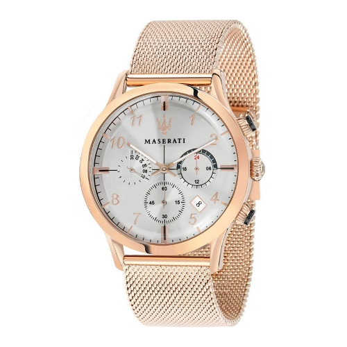 Orologio MASERATI uomo Ricordo crono mesh oro rosa