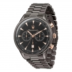 Orologio MASERATI uomo Tradizione cronografo acciaio nero