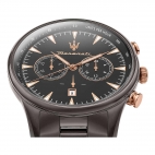 Orologio MASERATI uomo Tradizione cronografo acciaio nero
