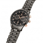 Orologio MASERATI uomo Tradizione cronografo acciaio nero