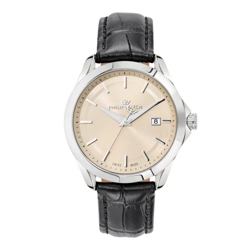 Orologio PHILIP WATCH uomo Blaze pelle nero /...