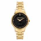 Orologio TRUSSARDI donna Gold edition dorato / nero