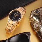 Orologio TRUSSARDI donna Gold edition dorato / nero