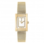 Orologio TRUSSARDI donna T-strict acciaio dorato / bianco