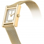 Orologio TRUSSARDI donna T-strict acciaio dorato / bianco