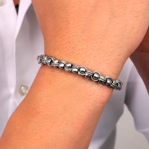 Bracciale SECTOR uomo Energy acciaio satinato