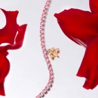 Bracciale SECTOR donna Tennis rosa / albero vita