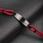 Bracciale SECTOR uomo Bandy corda rosso / nero