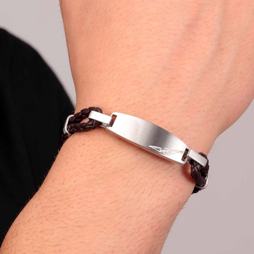 Bracciale SECTOR uomo Bandy corda marrone /...