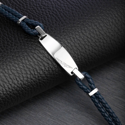 Bracciale SECTOR uomo Bandy corda blu / acciaio
