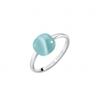Morellato Gemma an. ss aqua cat eye siz.18 arg.925 donna