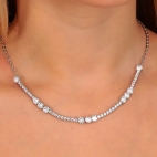 Collana MORELLATO donna Scintille argento rodiato / silver