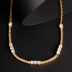 Collana MORELLATO donna Scintille acciaio rodiato argento / dorato