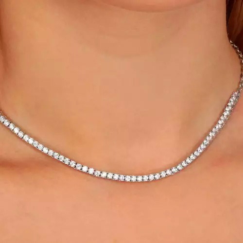 Collana MORELLATO donna Scintille rodiata argento
