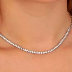 Collana MORELLATO donna Scintille rodiata argento