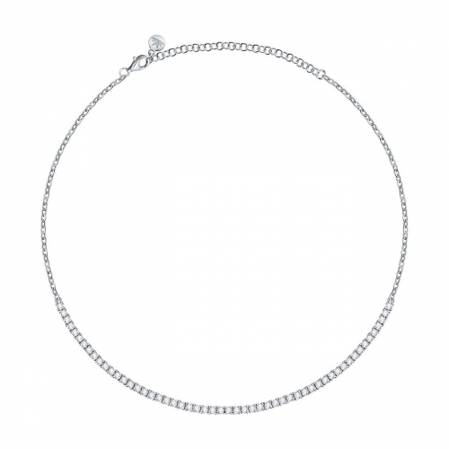 Collana MORELLATO donna Scintille rodiata argento