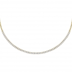 Collana MORELLATO Scintille rodiata color oro