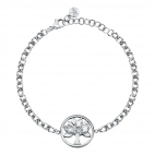 Bracciale MORELLATO donna Vita acciaio / pietre bianche