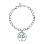 Bracciale MORELLATO donna Vita acciaio / pietre azzurre