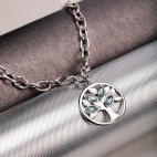 Bracciale MORELLATO donna Vita acciaio / pietre azzurre