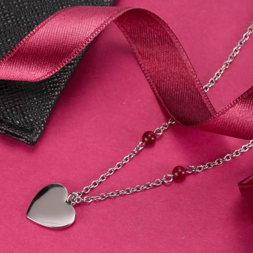 Collana MORELLATO donna Con me acciaio / cuore
