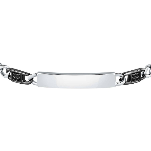 Bracciale MORELLATO uomo Catene acciaio / nero