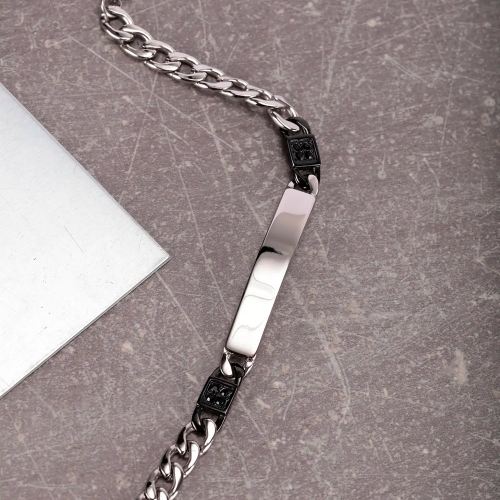 Bracciale MORELLATO uomo Catene acciaio / nero