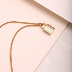 Collana MORELLATO donna Abbraccio acciaio dorato / lucchetto