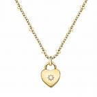 Collana MORELLATO donna Abbraccio acciaio dorato / cuore