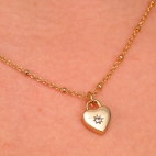 Collana MORELLATO donna Abbraccio acciaio dorato / cuore