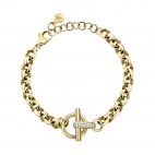 Bracciale MORELLATO donna Abbraccio acciaio dorato / cristalli